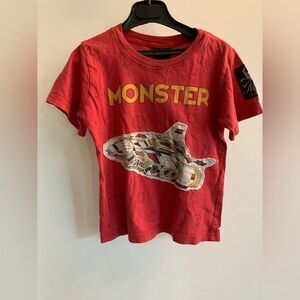 Monster Republic Boys Spacecraft Tee Size 4